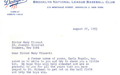 From the 1953 Brooklyn Dodgers to a Sister of Charity